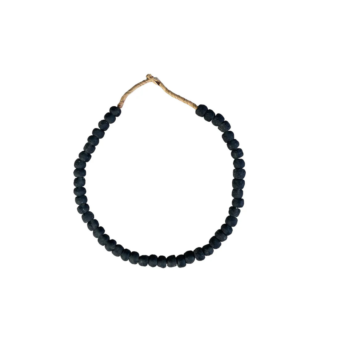 Recycled Glass Beads Black Small