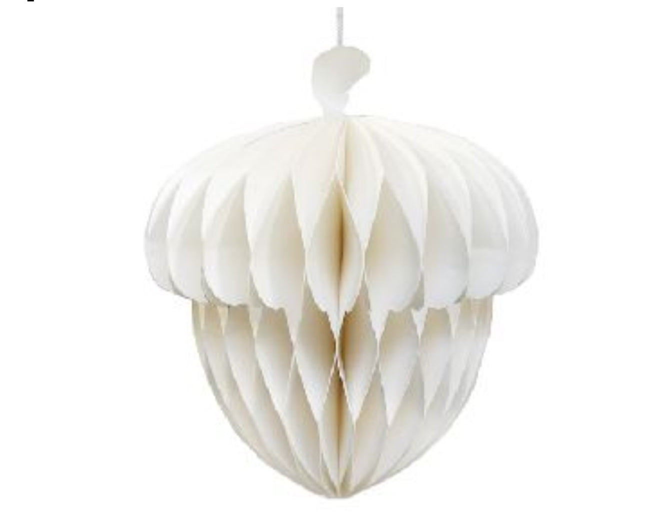Paper Acorn Ornament