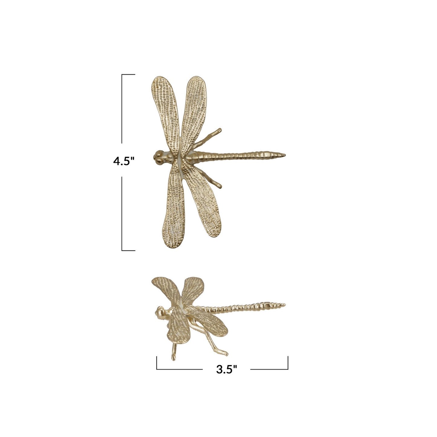 Gold/Pewter Dragonfly