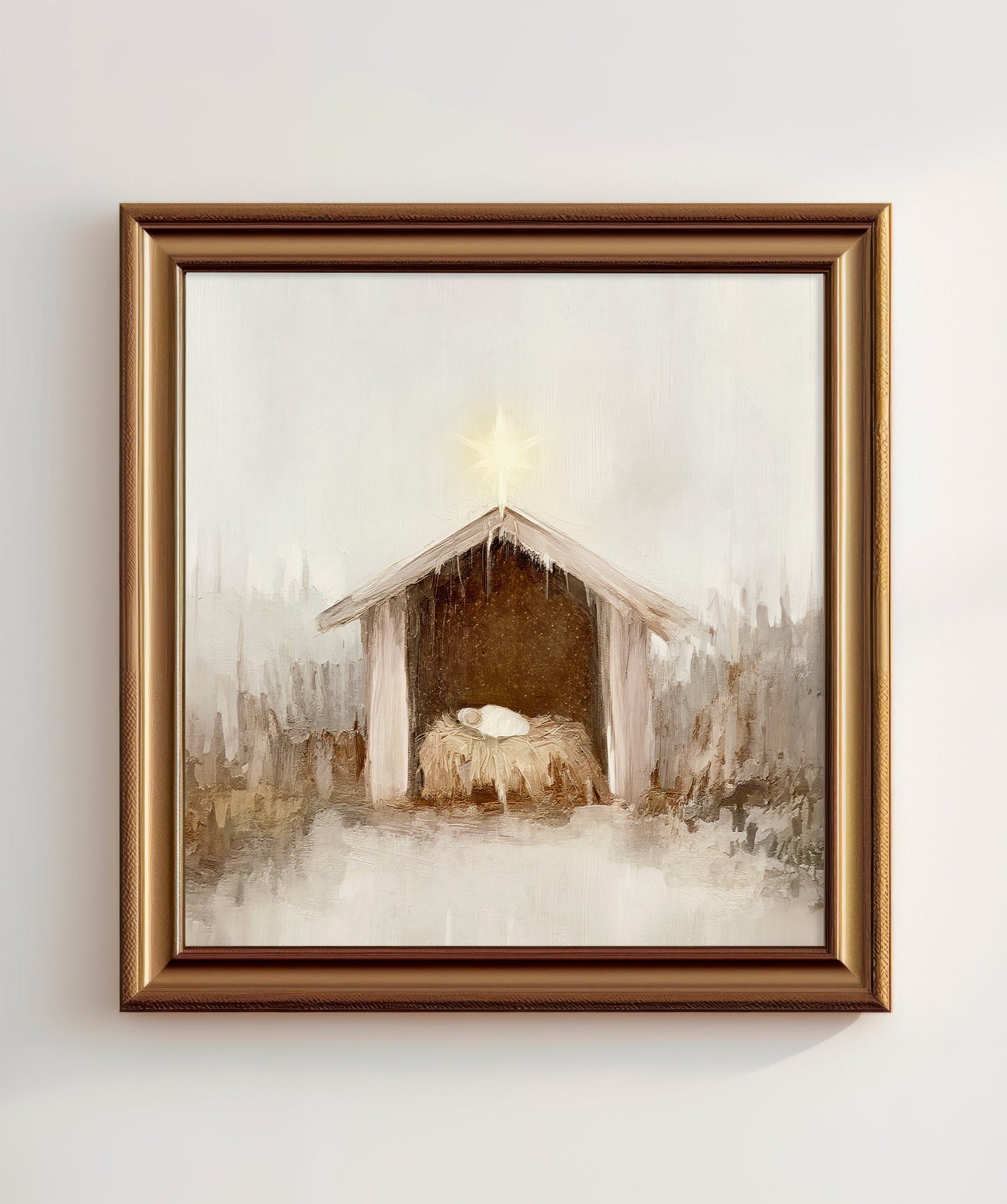 Savior Was Born - 8x10 print