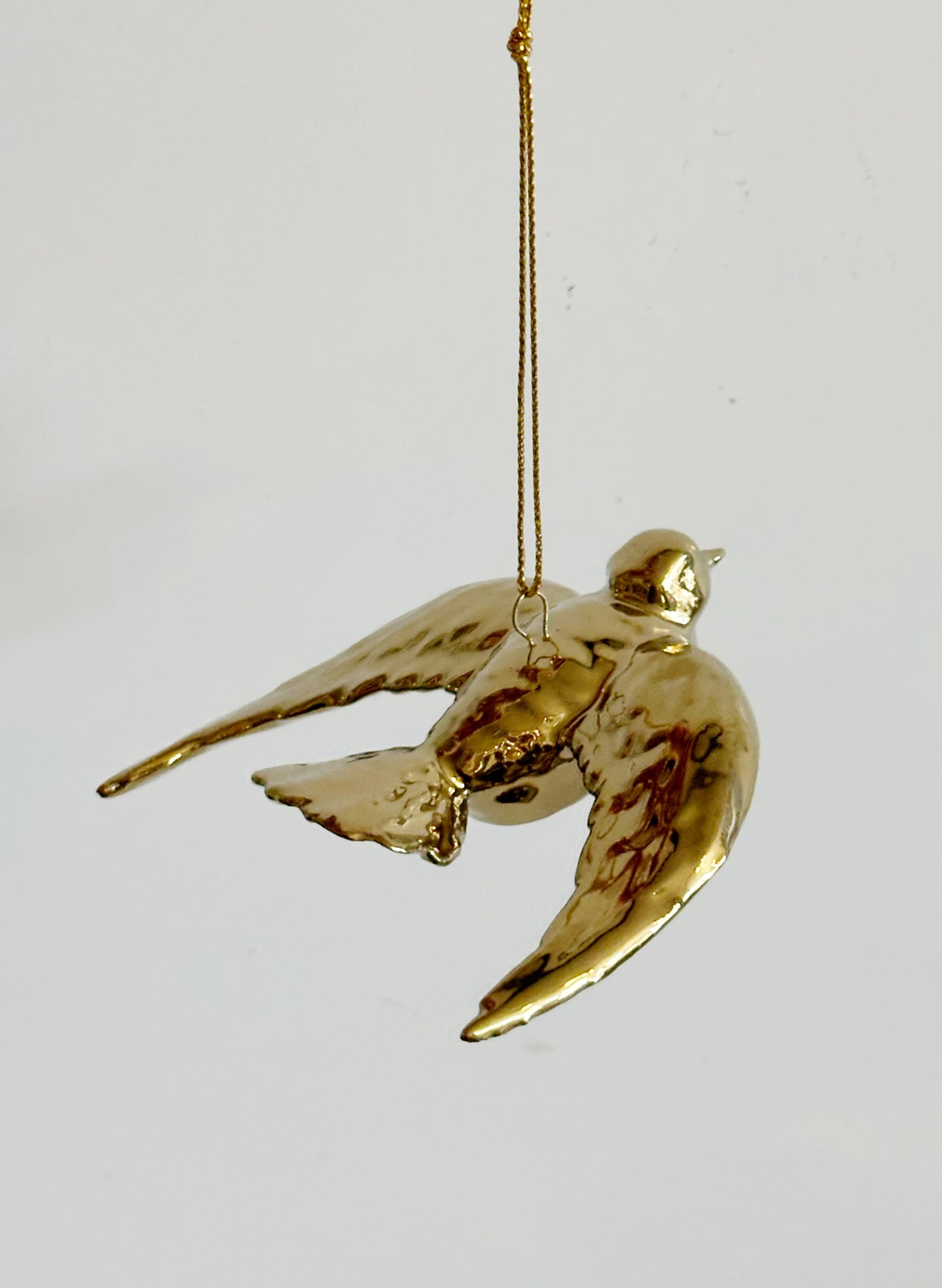 Golden Swallow Ornament