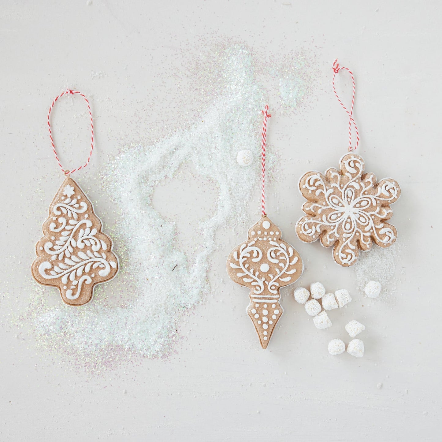 Gingerbread Cookie Ornament, Available, 3 Styles