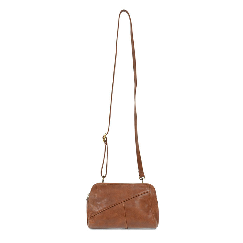 Saddle Gigi Crossbody with Woven Wristlet Strap