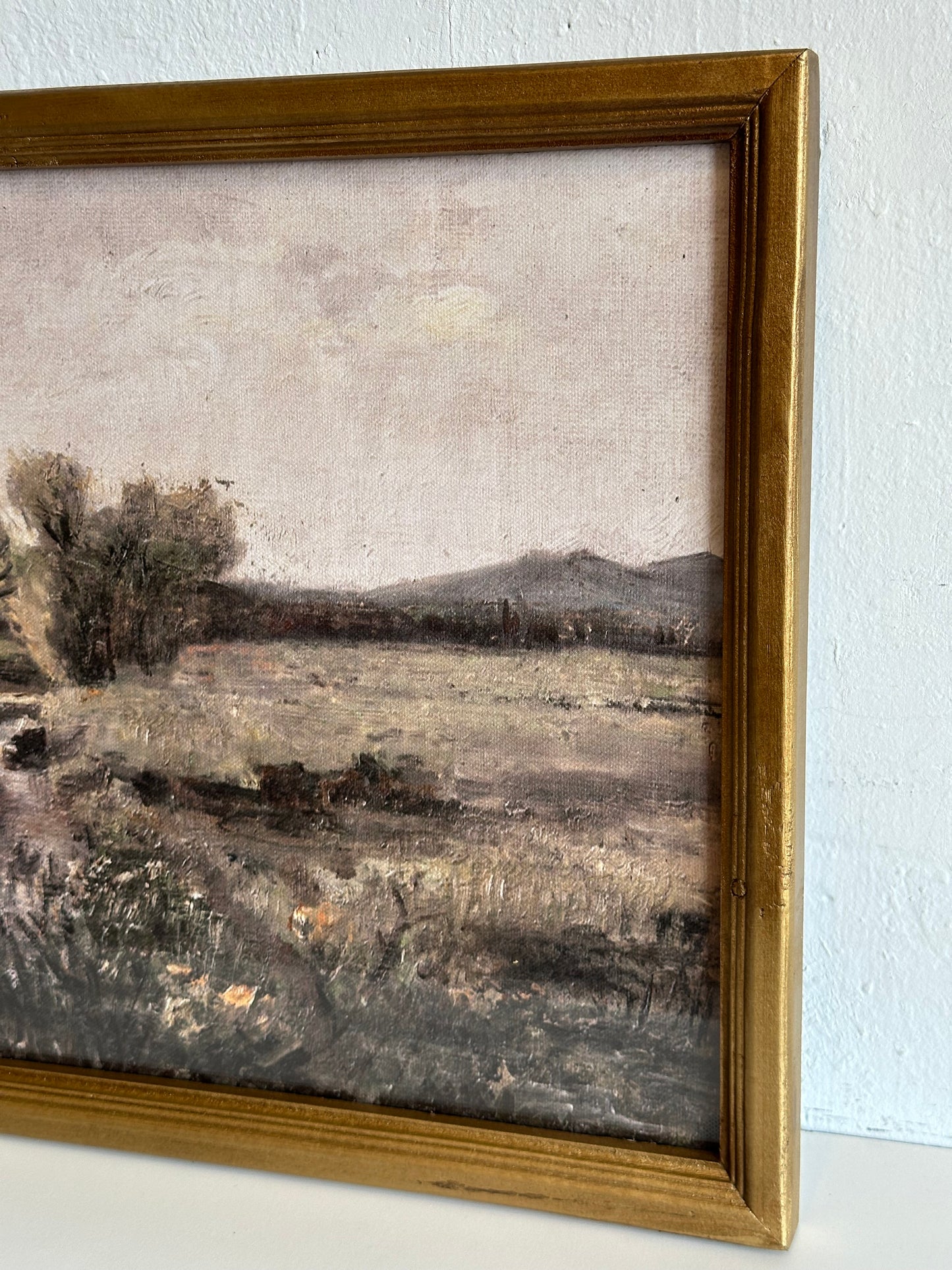 ANTIQUE GOLD FRAMED PRINTS - VINTAGE LANDSCAPES