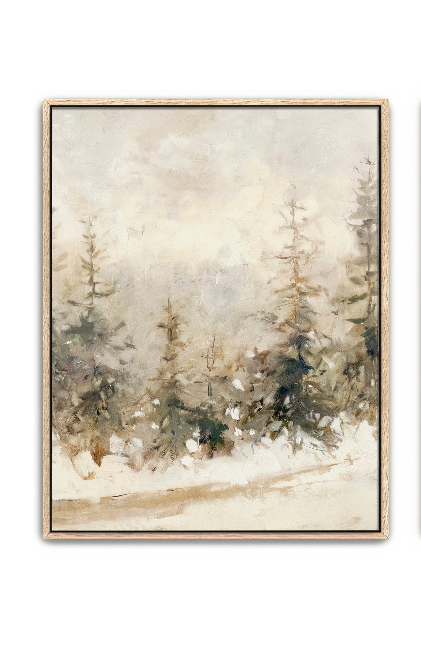 In Every Season - Trees Framed 20x26 Canvas