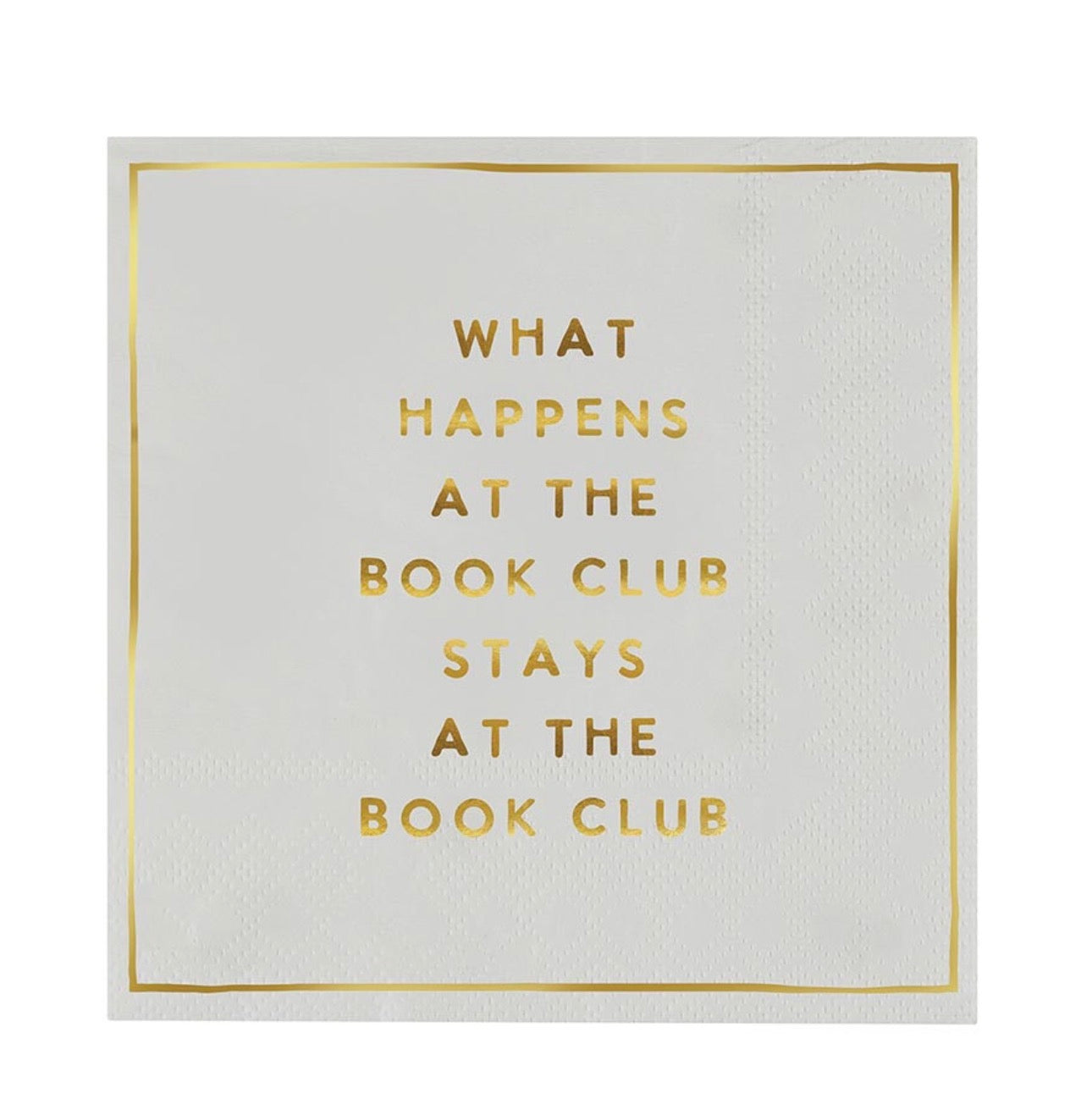 Cocktail Napkin-TheBookClub