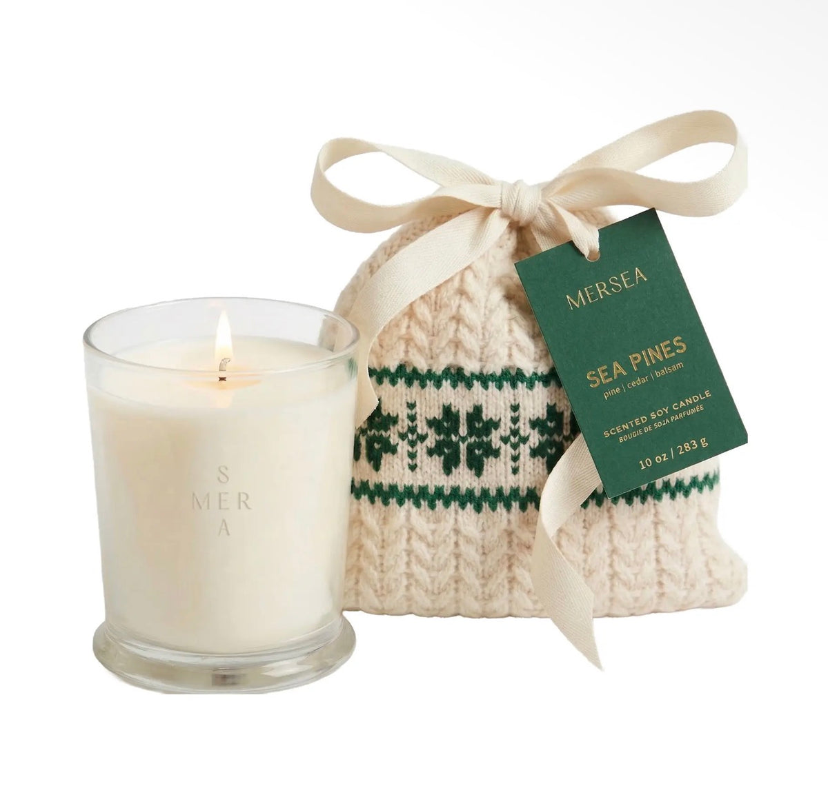MERSEA - Holiday Stocking Bag Candle - Sea Pines Scent