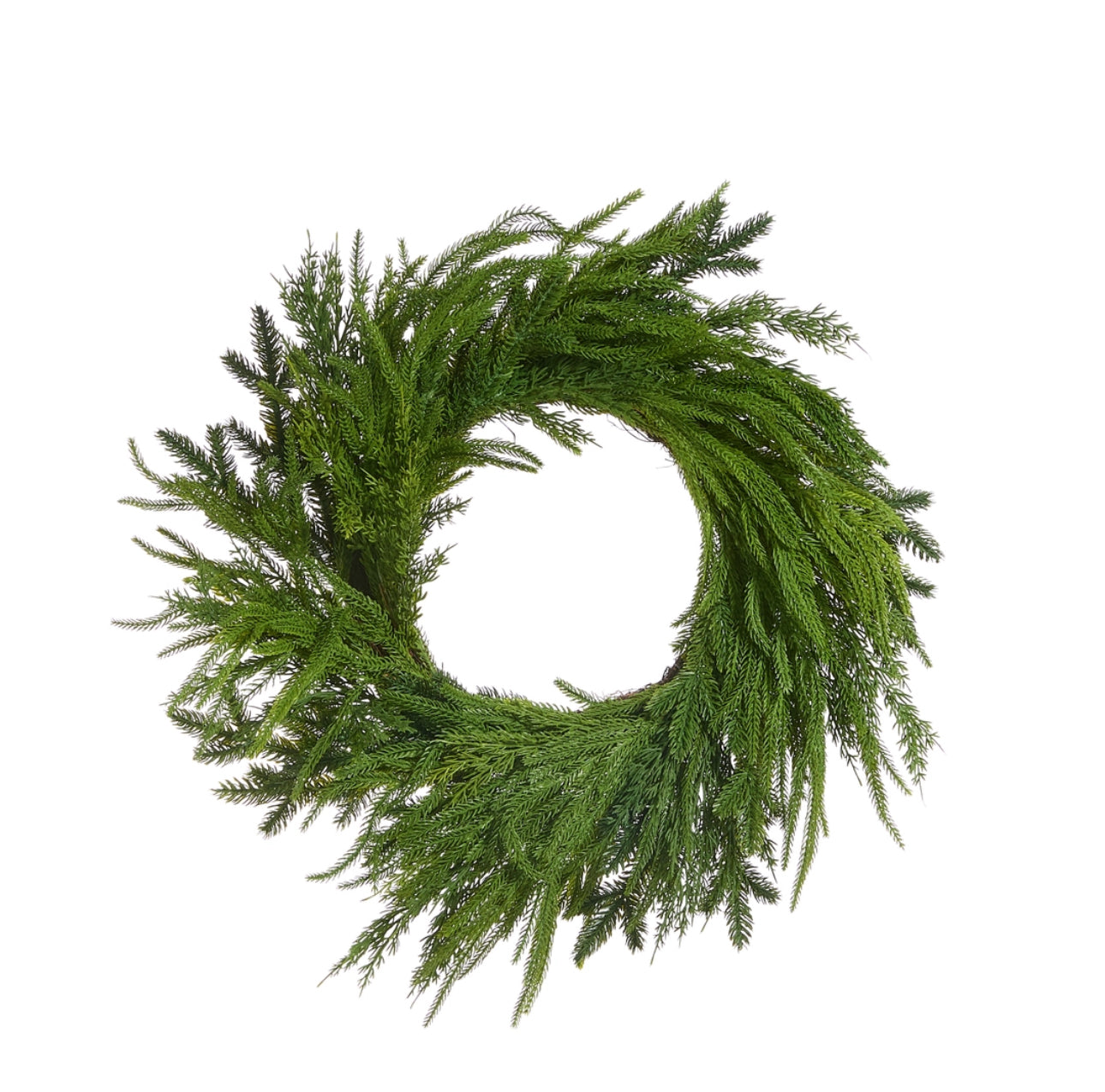 24" Mixed Cedar Wreath
