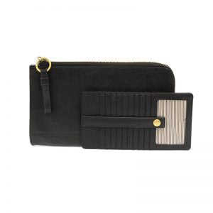 Black Karina Convertible Wristlet & Wallet