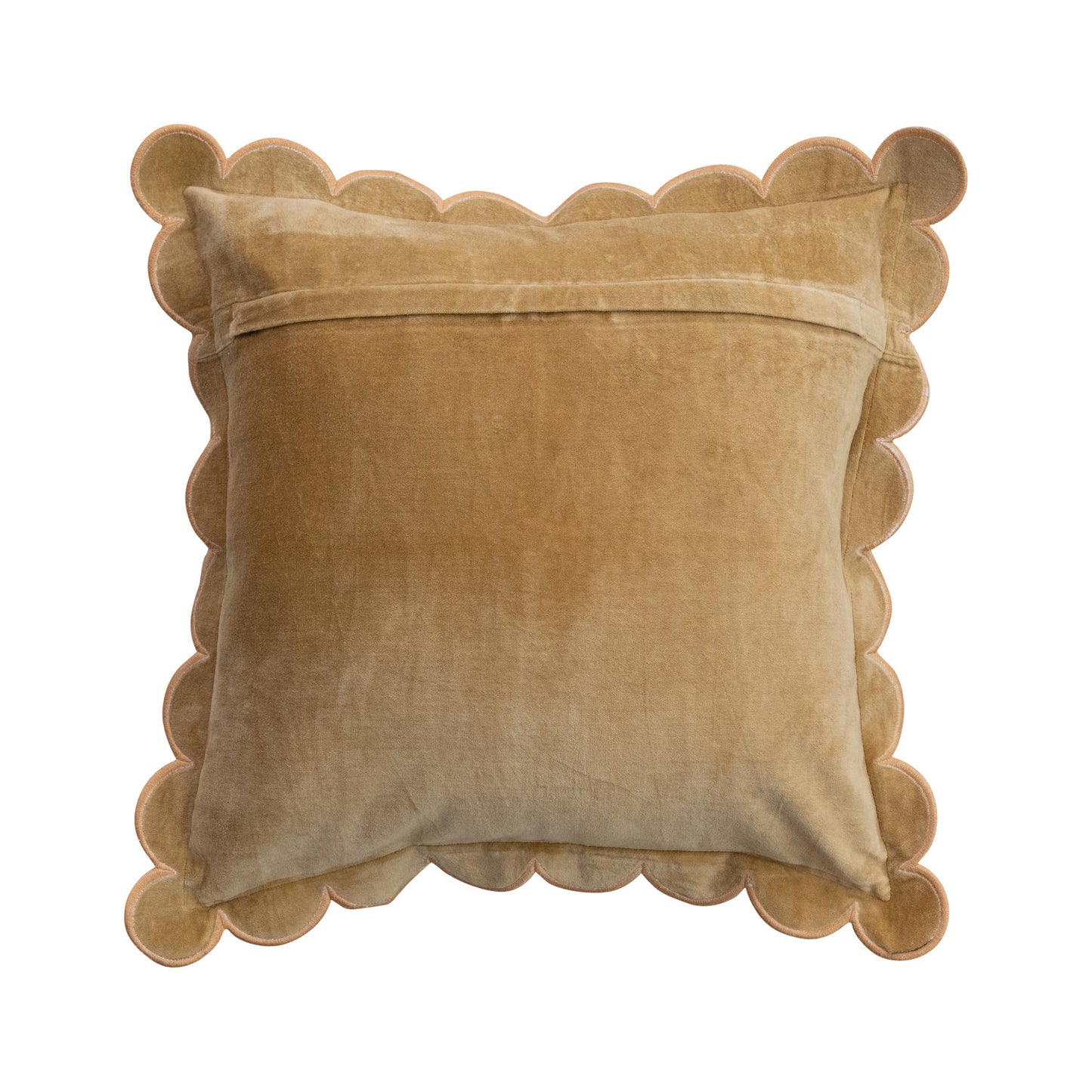 Velvet Scalloped Pillow