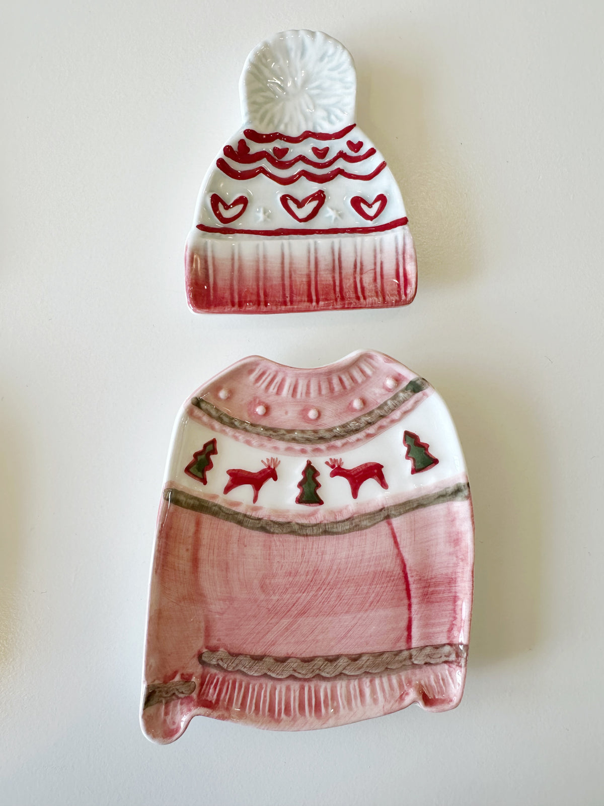Set of 2-Sweater dish & Hat dish