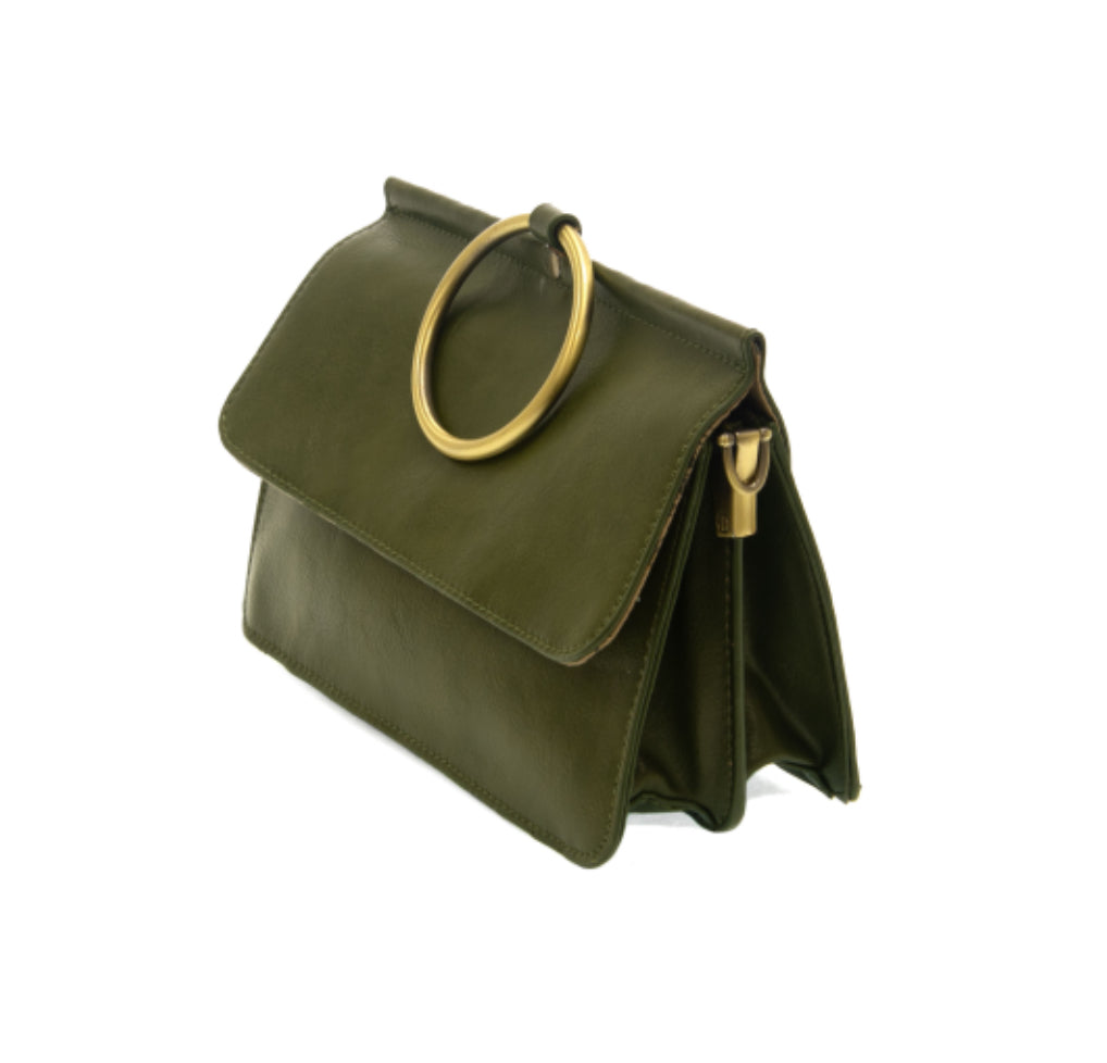 Army Green Aria Ring Bag