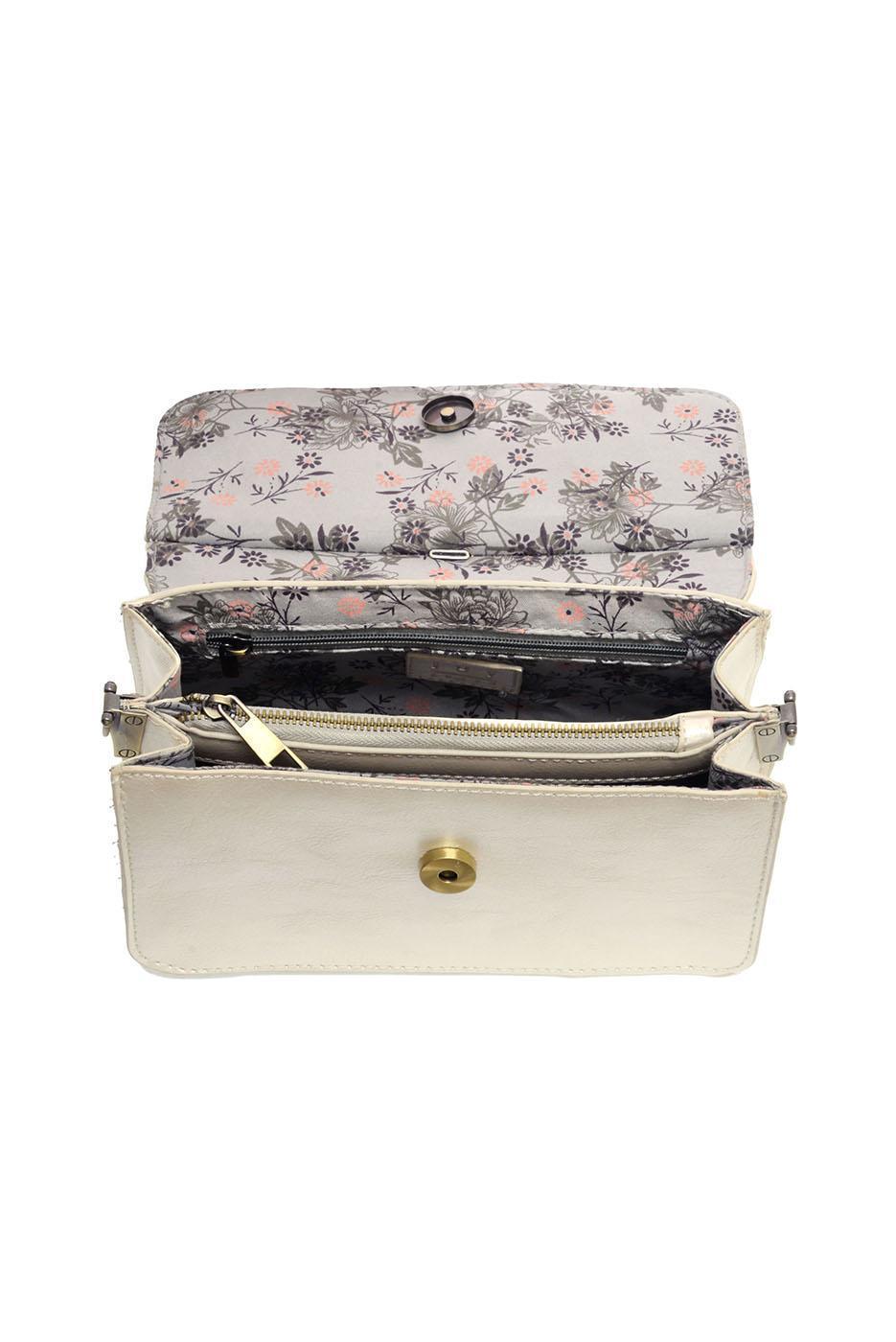 Metallic Pearl Aria Ring Bag