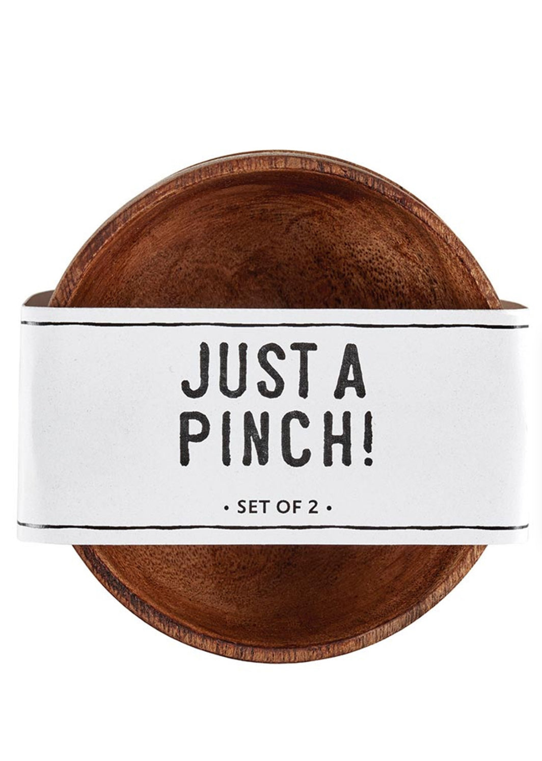 Mini Acacia Pinch Pots - Set of 2