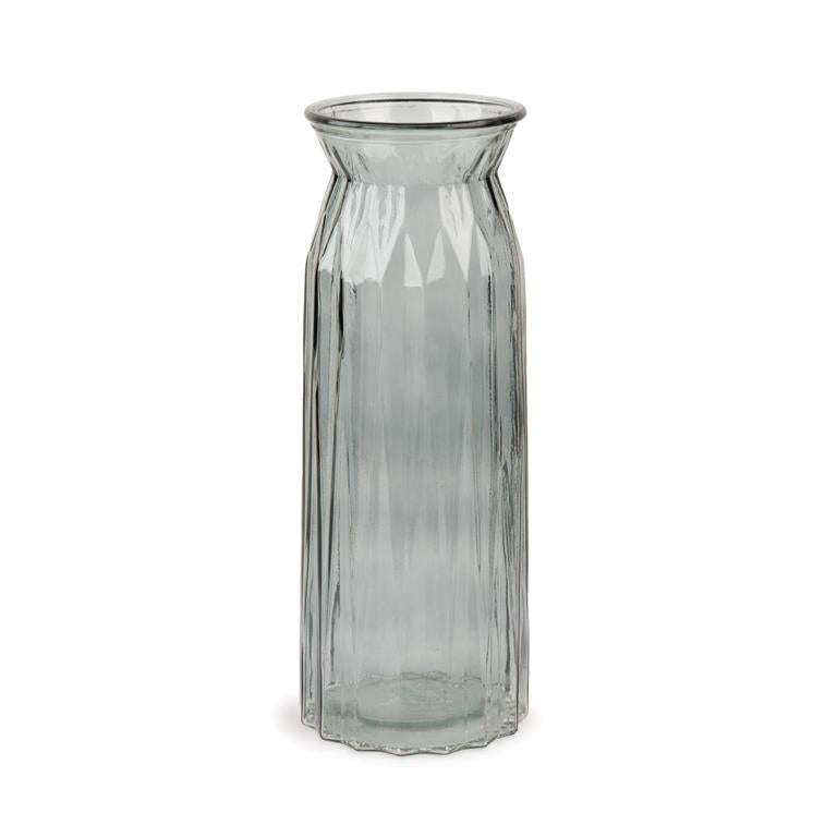 TALL GREY VASE