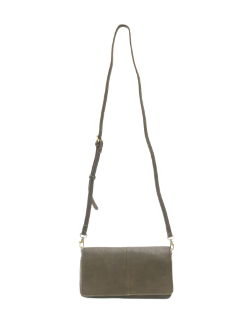 Dark Moss Everly Organizer Flap Crossbody