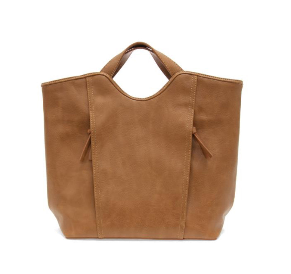 Hazelnut Emily Double Zip Tote