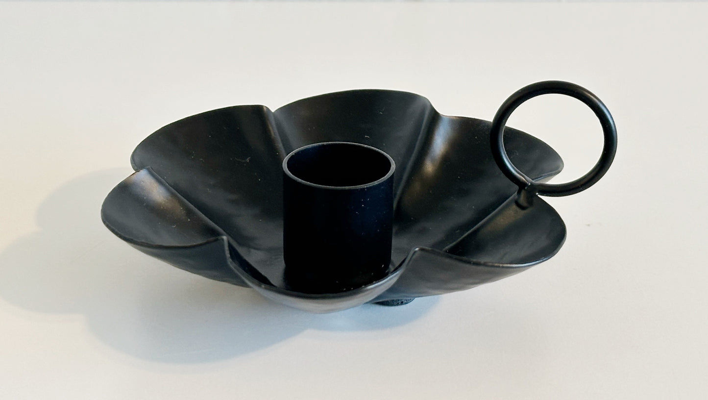 Iron Candleholder ~ Daisy