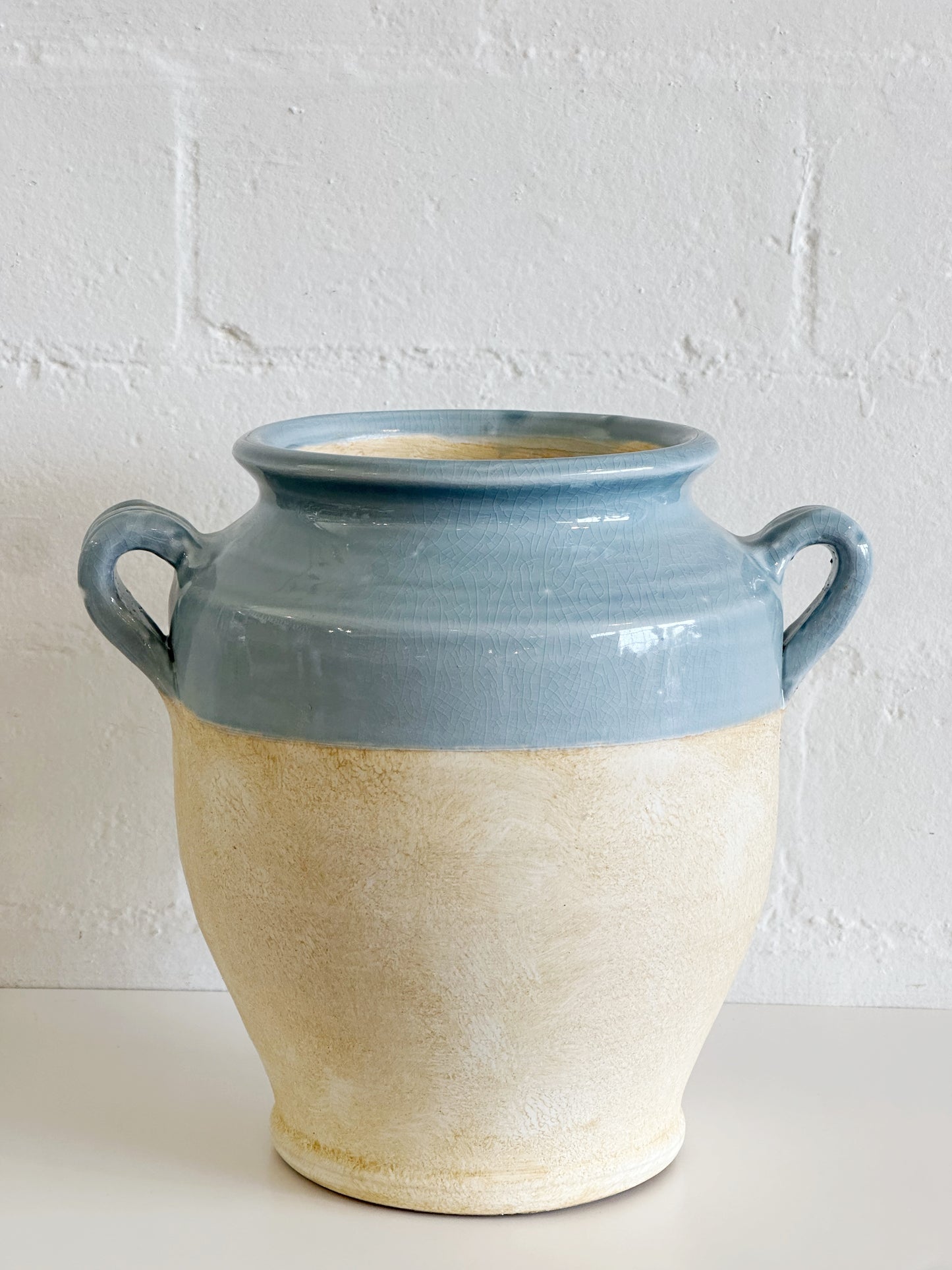 Blue/Natural Vase