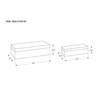 Wood & Bone Decorative Box