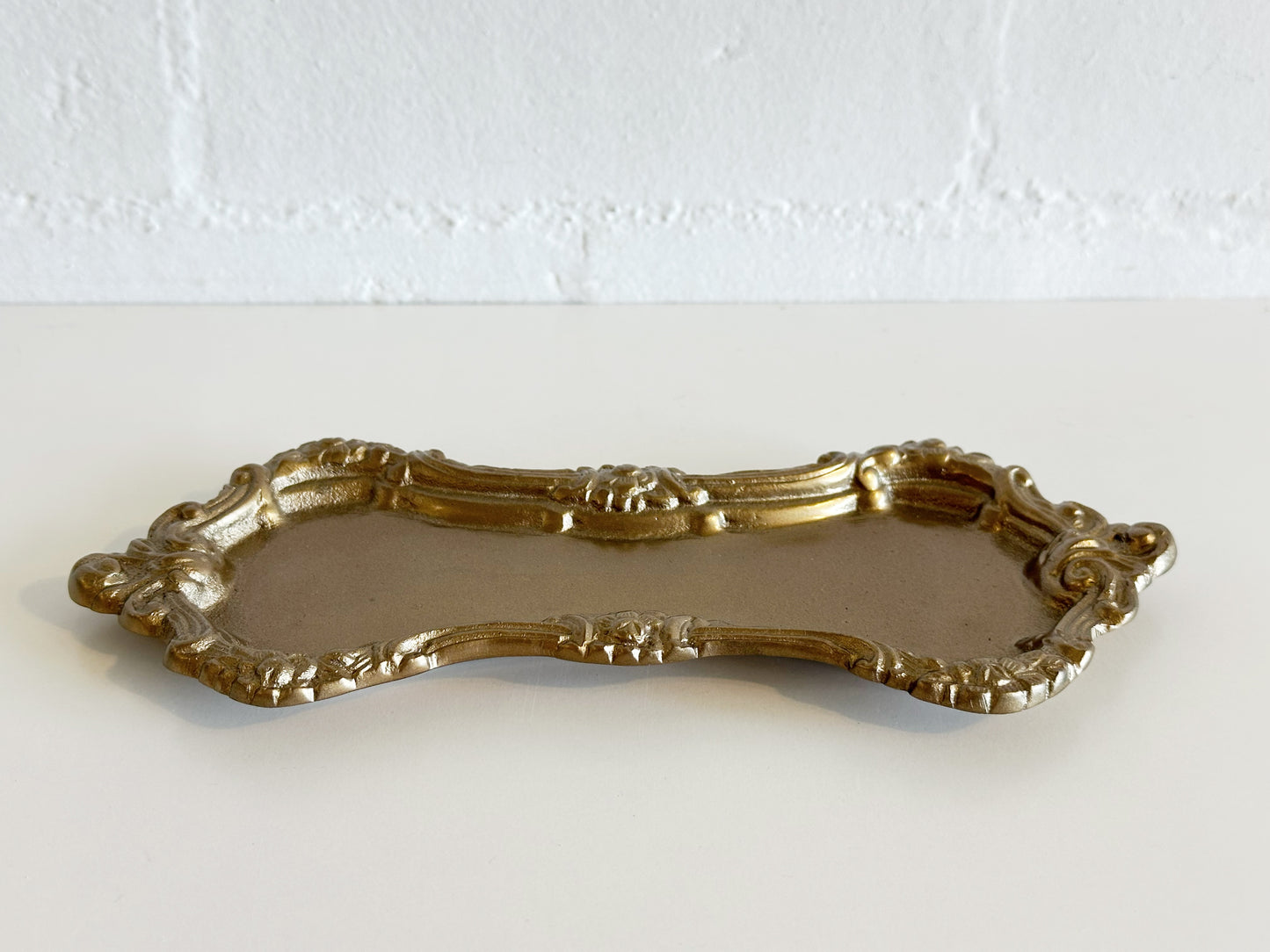 Gold Metal Decorative Tray
