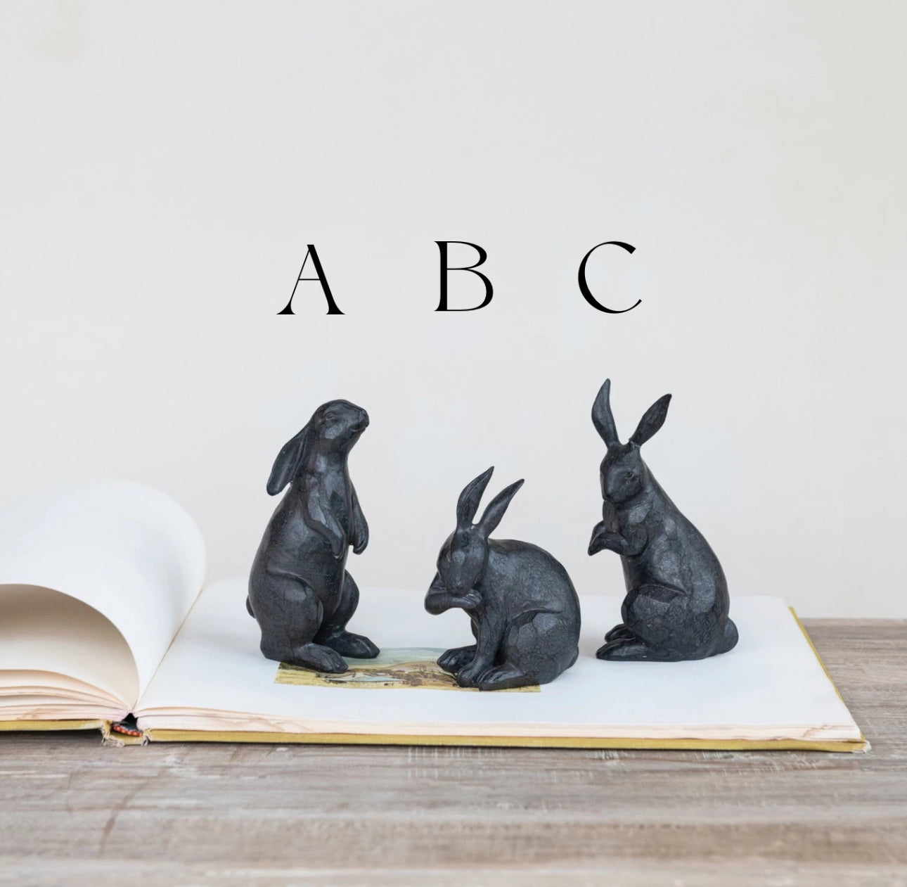 Resin Rabbit 3 Styles Available