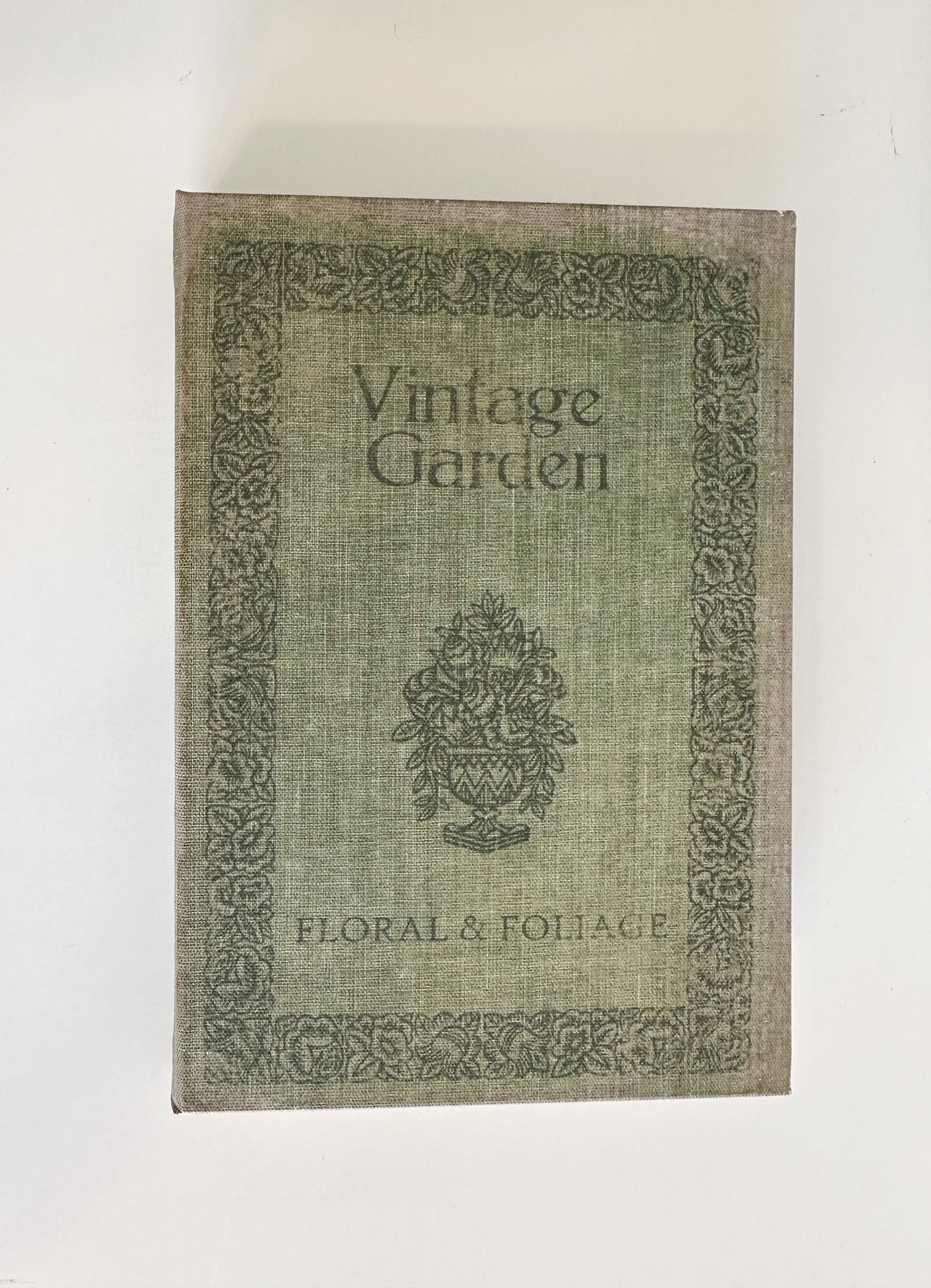 Vintage garden notebook