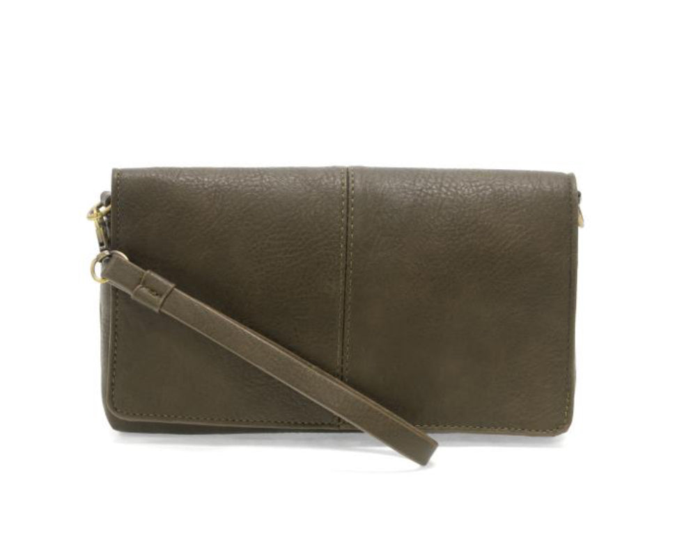 Dark Moss Everly Organizer Flap Crossbody