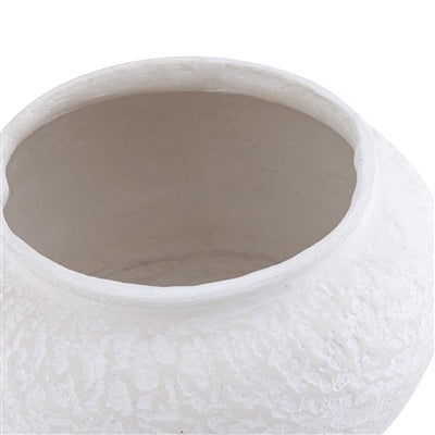 Paper Mache Pot Natural