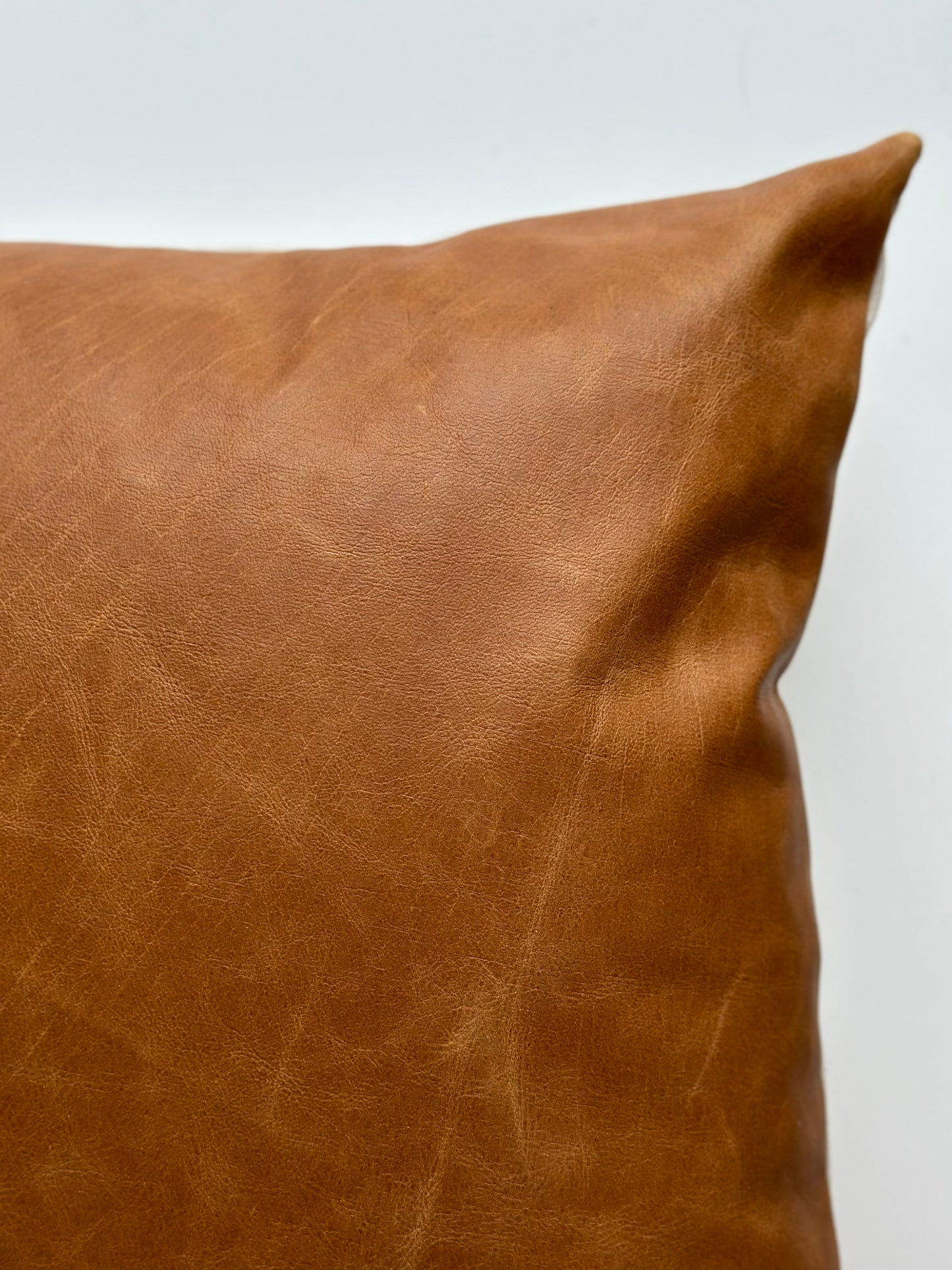 Square Leather Pillow