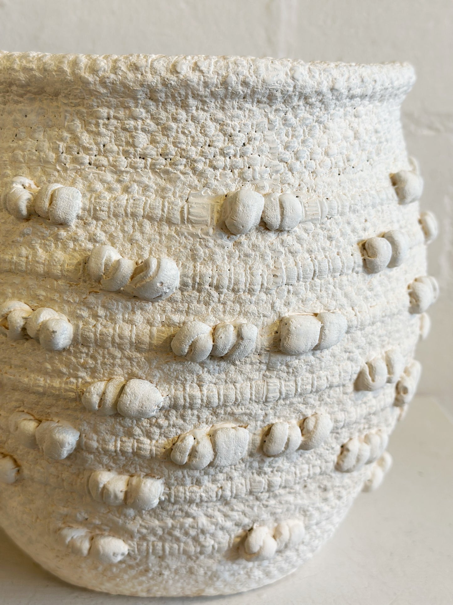 White Knot Vase