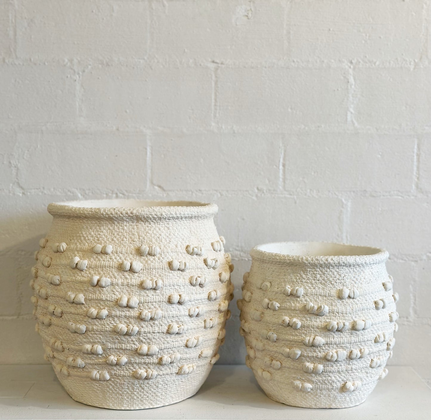 White Knot Vase