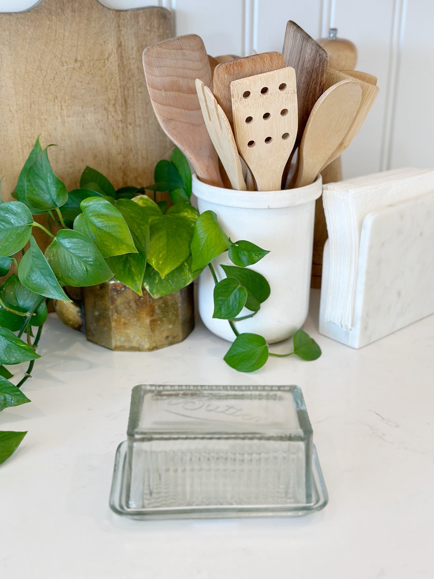 Glass Butter Dish
