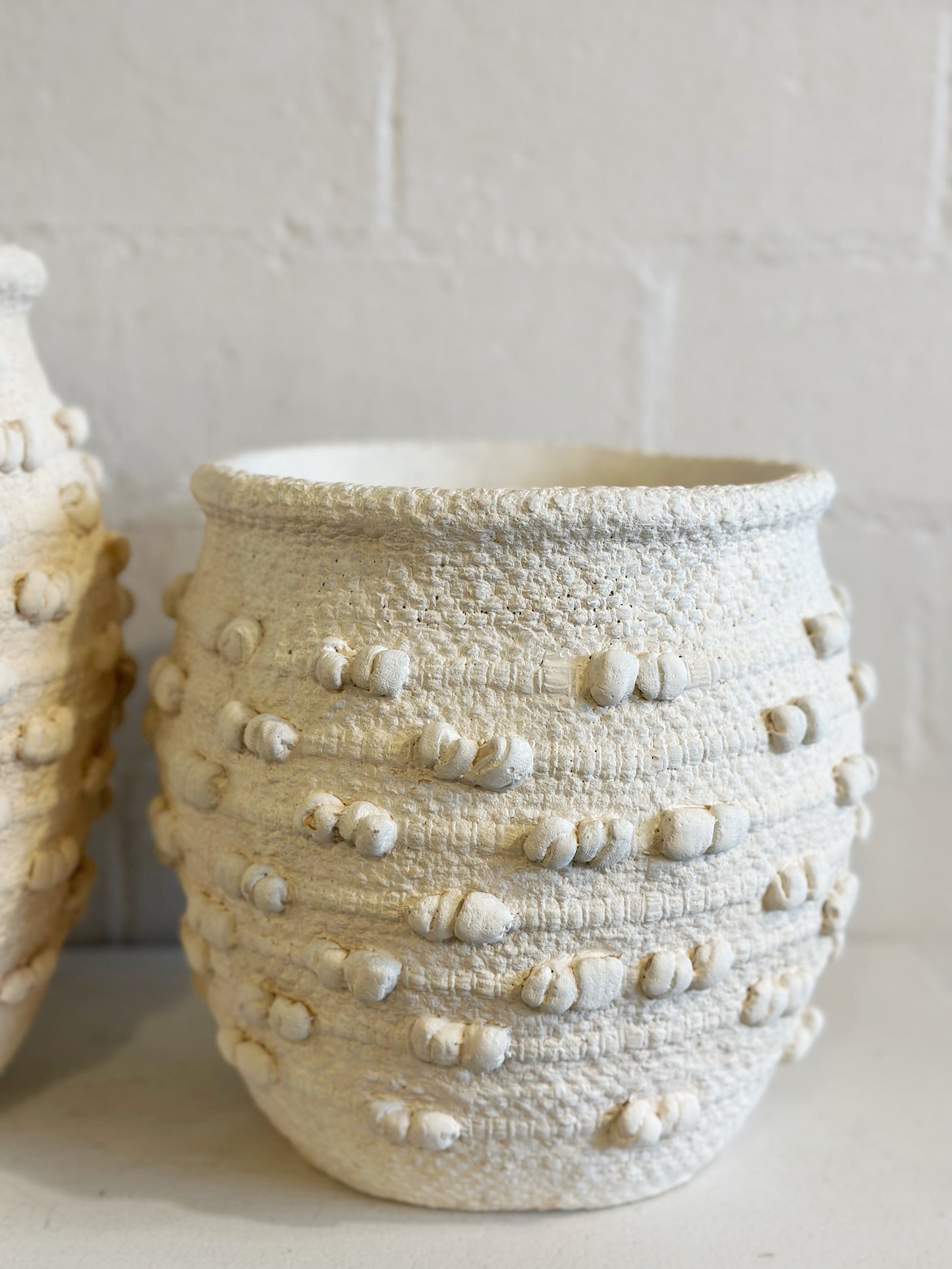 White Knot Vase