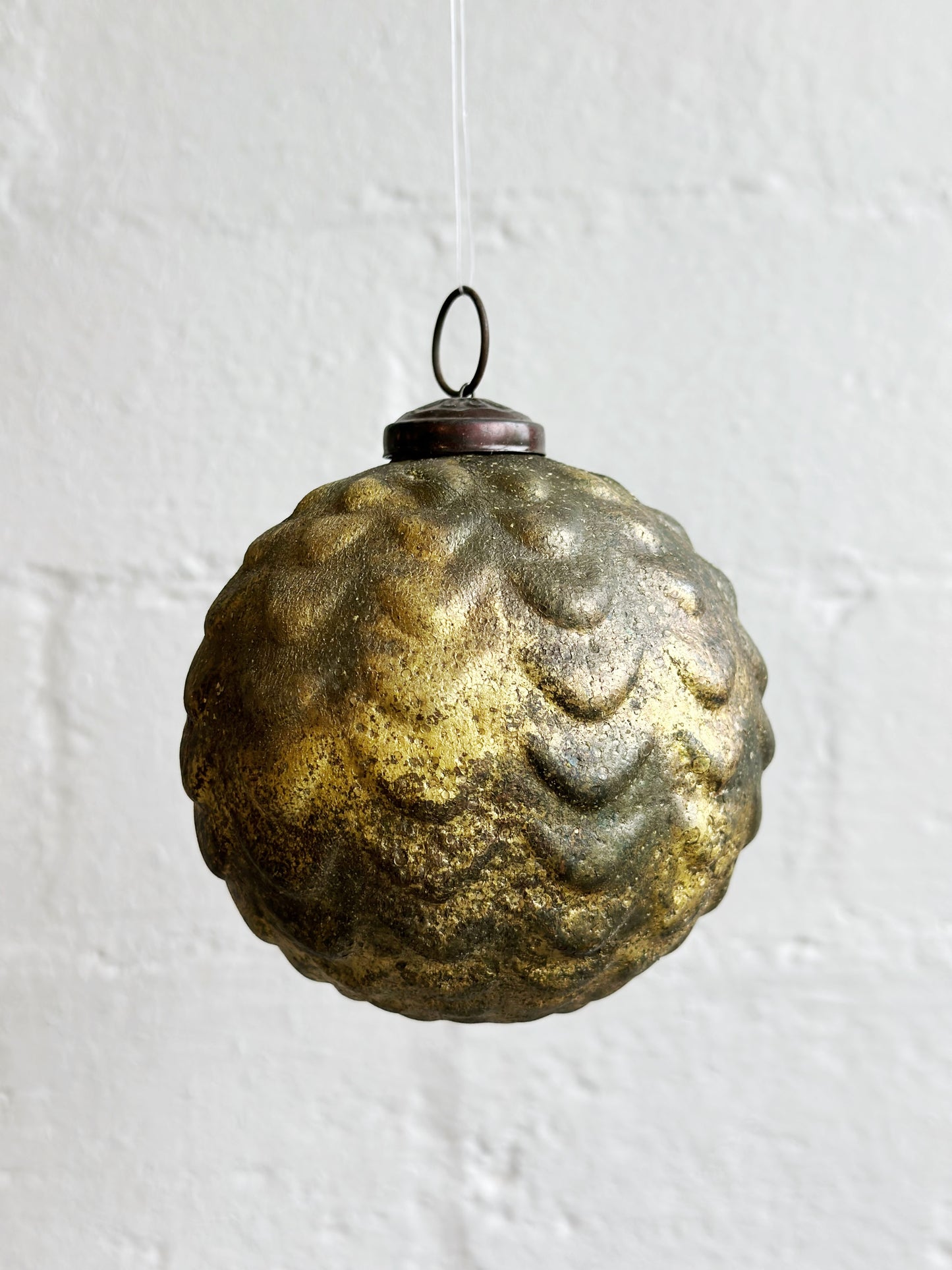 Round Bronze Gold Ornament