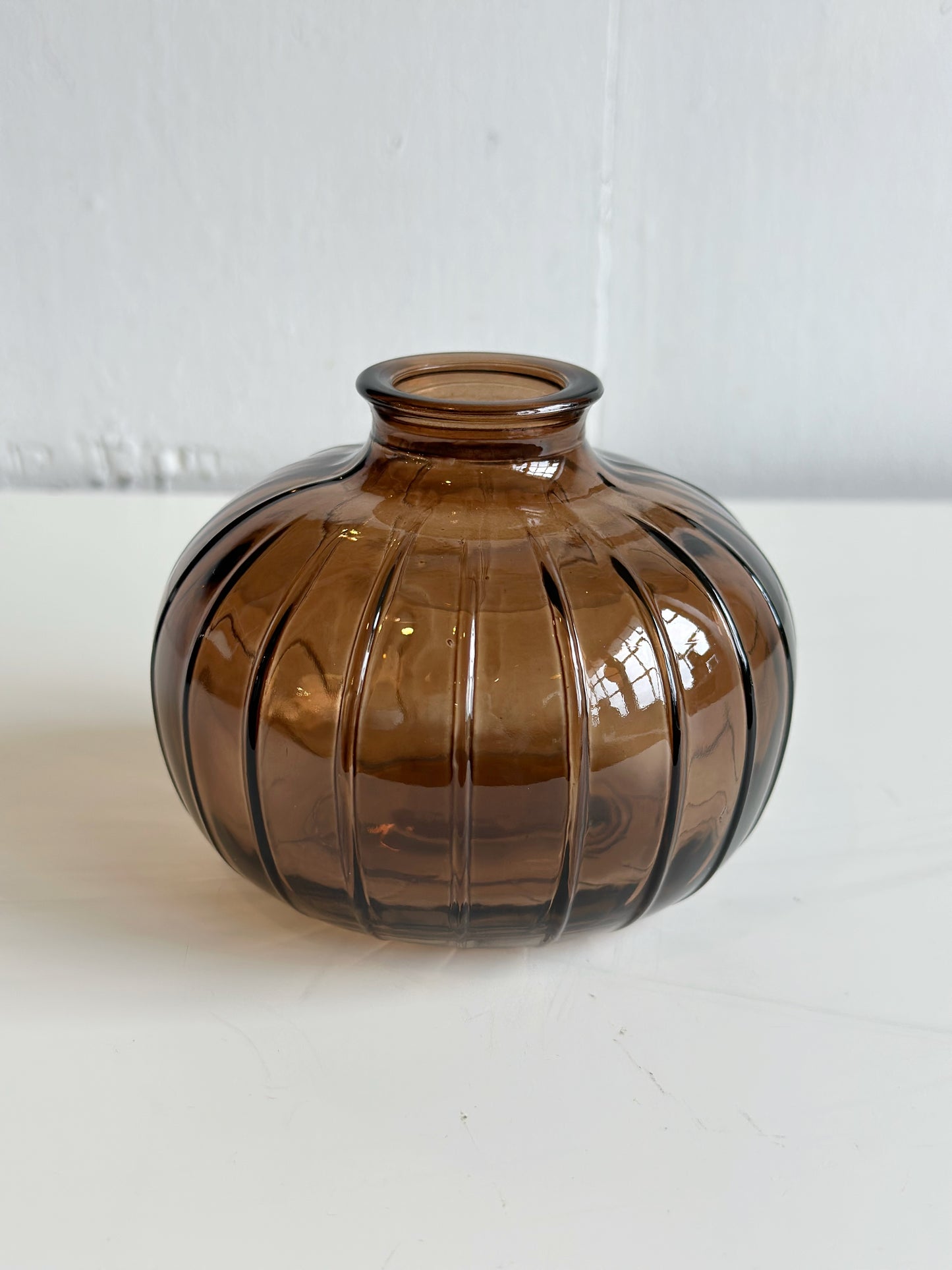 Small Amber Vase
