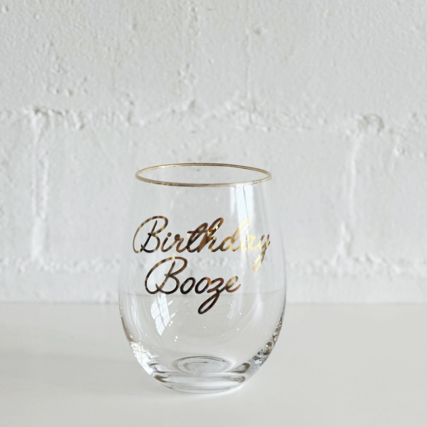 Birthday Booze Glass