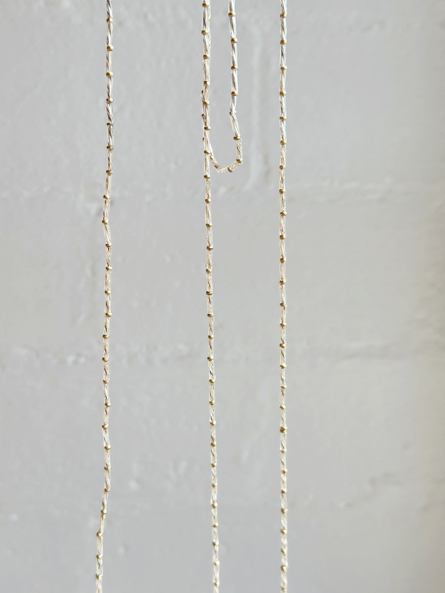 Silver & Gold Dot Bead Garland
