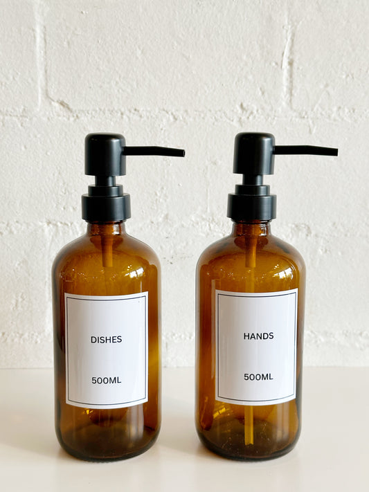AMBER SOAP PUMP
