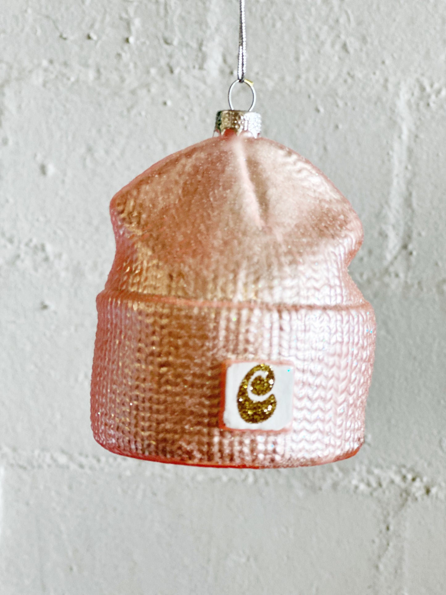 Hipster Beanie Hat Ornament