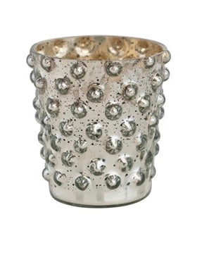 Antique Silver Votive Holder, 6 Styles