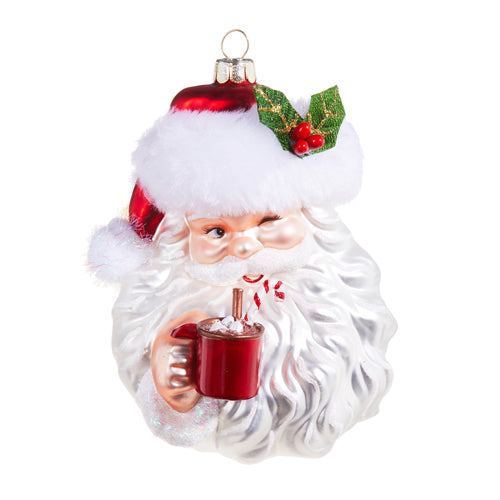SANTA COCOA ORNAMENT