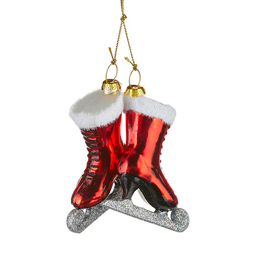 SANTA'S SKATES ORNAMENT