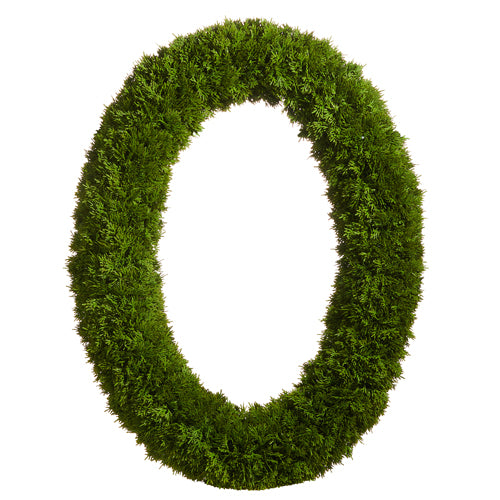 OVAL CEDAR WREATH