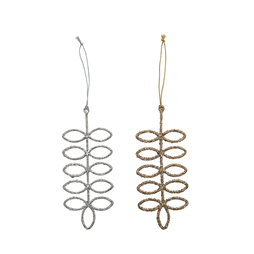 Metal Leaf Ornament