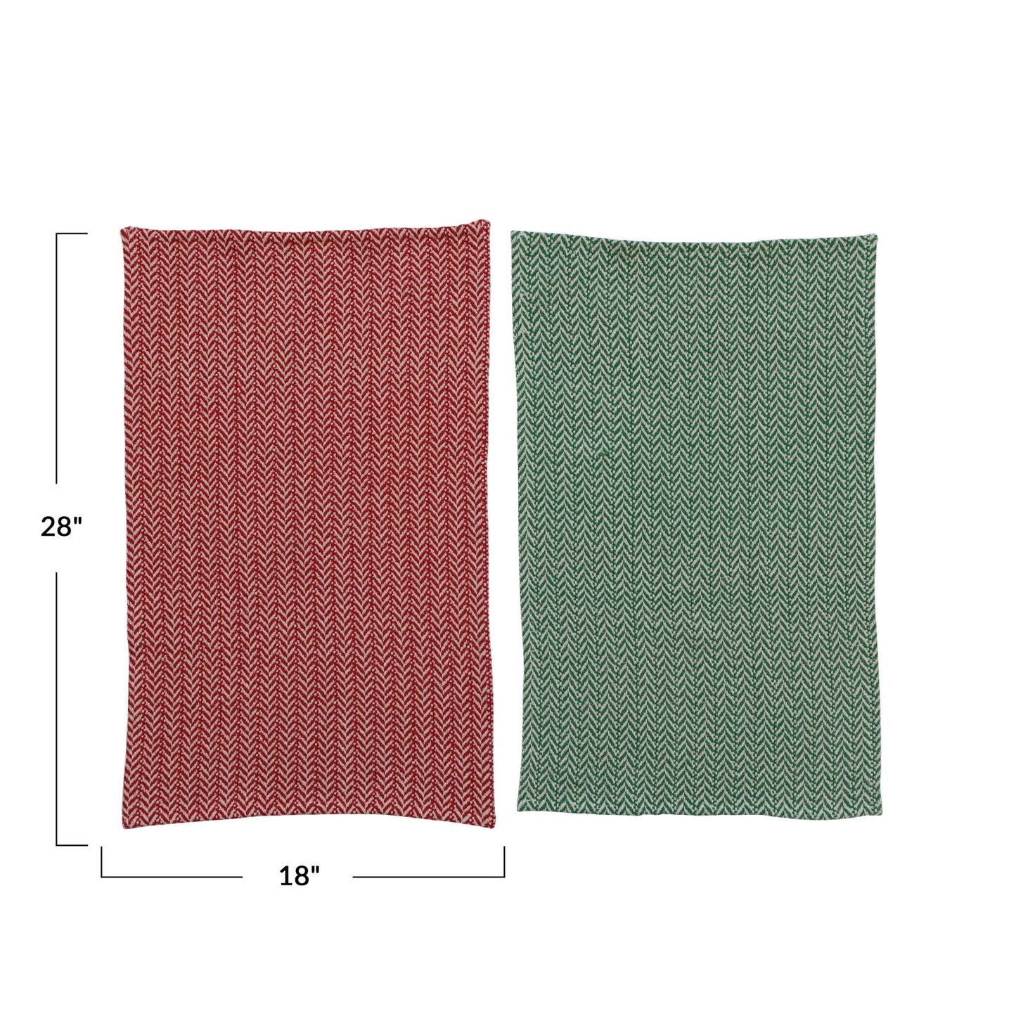 Herringbone Printed Tea Towels