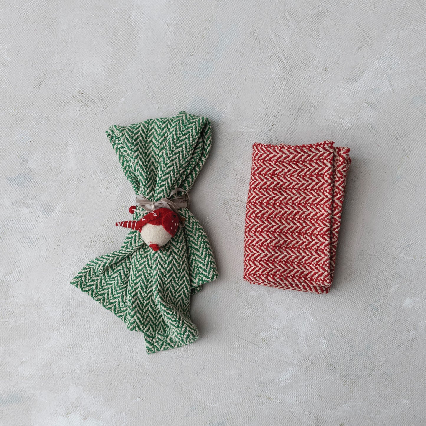 Herringbone Printed Tea Towels