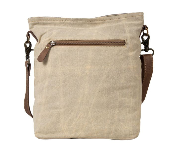 WORLD TRAVELS PATCHWORK SHOULDER BAG