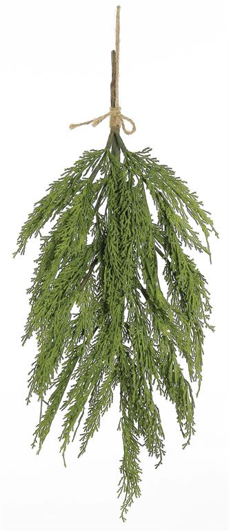LARGE CLUSTER CEDAR HANGING TEARDROP