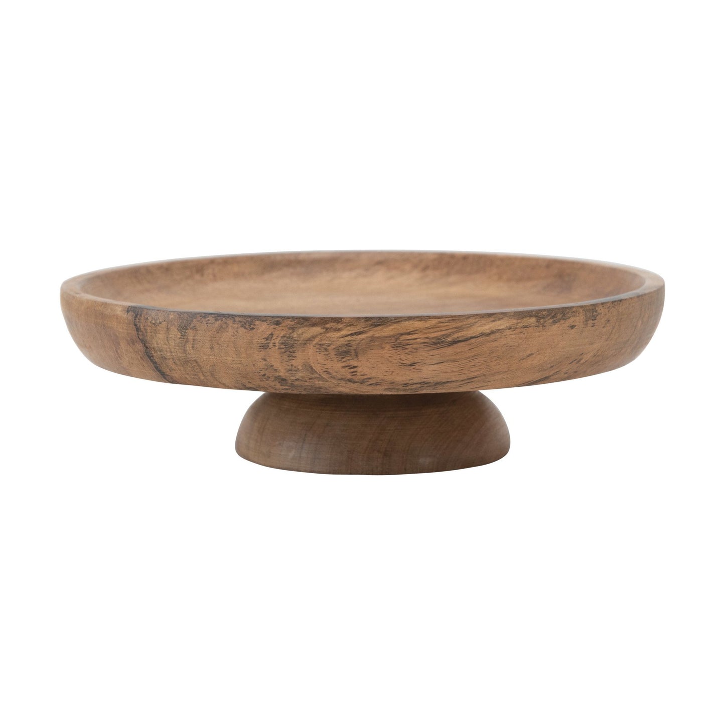 Mango Wood Footed Bowl or Cake Stand